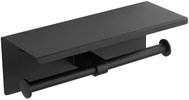 SAPHO PIRENEI Toilet Paper Holder, Steel, Black UN1196B - Toilet Paper Holder