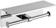 SAPHO PIRENEI Toilet Roll Holder, Steel, Silver UN1196C - Toilet Paper Holder