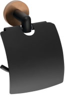 SAPHO LARISSA Toilet Roll Holder, Alloy, Black WS007BC - Toilet Paper Holder