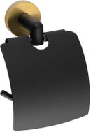 SAPHO LARISSA Toilet Roll Holder, Alloy, Black WS007BG - Toilet Paper Holder