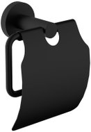 SAPHO X-ROUND Toilet Paper Holder, Brass, Black XR732B - Toilet Paper Holder