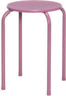 4Living Metal stool, diameter 30 cm, purple - Stool