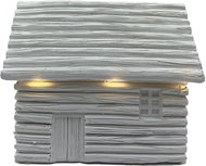 PRODEX Christmas decoration - LED house, white, 14 × 10 cm - Christmas Decoration