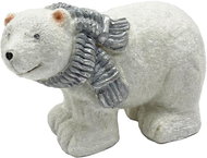 PRODEX Christmas decoration - polar bear with scarf, larger, 23 × 14 cm - Christmas Decoration
