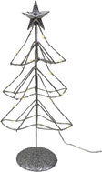 PRODEX Christmas decoration - LED tree with star, silver, 30 cm - Christmas Decoration