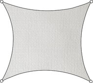 LIVN Iseo Stínicí plachta čtvercová, bílá 5 × 5 m - Stínící plachta