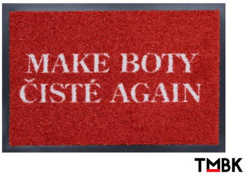 GDmats Doormat by TMBK: Make Shoes Clean Again 39 × 58 cm - Doormat - Main image