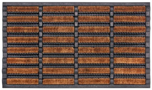 Hanse Home Collection Mix Mats Brushes 105647 Black Cocos 40 × 60 cm - Doormat - Main image