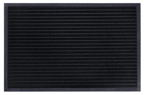 Hanse Home Collection Mix Mats Striped 105651 Black 80 × 120 cm - Rohožka - Main image