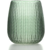 TEXTILOMANIE Sevilla skleněná váza zelená - Vase
