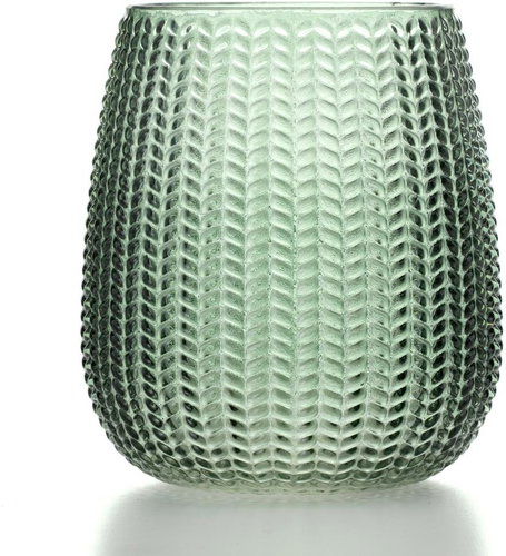 TEXTILOMANIE Sevilla skleněná váza zelená - Vase - Main image