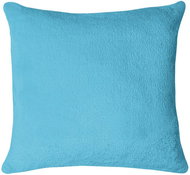 TEXTILOMANIE Dekorační polštářek z mikroplyše azurový - Pillow