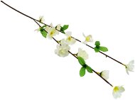 DOMMIO Jarní jabloňová větev bílá 80 cm - Umělá květina