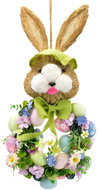 DOMMIO Věnec se zajícem a vajíčky 57 × 25 cm - Easter Decoration