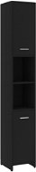 Shumee Koupelnová skříňka černá 30 × 30 × 183,5 cm - Koupelnová skříňka