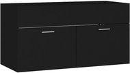 Shumee Skříňka pod umyvadlo černá 90 × 38,5 × 46 cm - Koupelnová skříňka