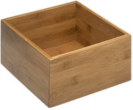5five Organizátor skladování, čtvercový skladovací box, bambus, 18 × 18 × 9,5 cm - Makeup Organiser