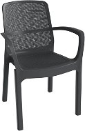 TOOMAX Židle zahradní Sirolo, grafit - Zahradní židle