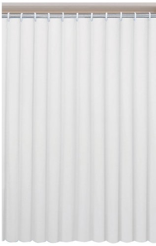 AQUALINE PEVA Shower Curtain, 180 × 180cm, White 0201003 B - Shower Curtain - Main image
