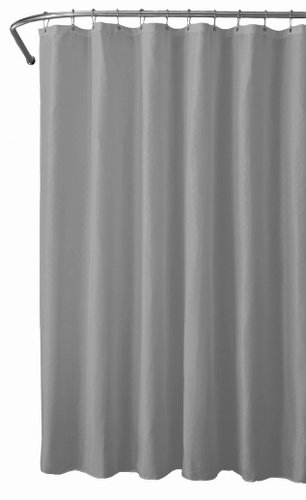 AQUALINE Sprchový závěs, 180 × 200 cm, polyester, šedý ZV044 - Shower Curtain - Main image