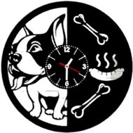 clock vynil Buldoček - Wall Clock