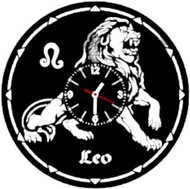 Clock LP vynil 30cm Sign of the Lion - Wall Clock