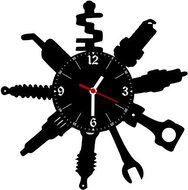 Clocks vynil tools for mechanic - Wall Clock