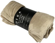 Home Elements Microflannel blanket 150 × 200 cm, beige - Blanket