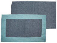 Home Elements Placemats light and dark blue, set of 4 - Placemat
