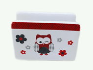 Home Elements stojan na ubrousky Červená sova, II. jakost - Napkin Holders