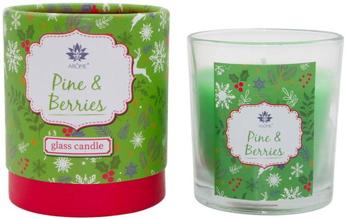 Arôme vonná svíčka Pine and Berries, 120 g - Candle - Main image