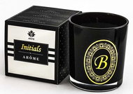 Arôme svíčka s písmenky Vanilka 200 g - B - Candle