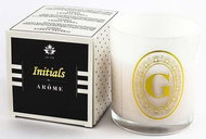 Arôme svíčka s písmenky Vanilka 200 g - G - Candle
