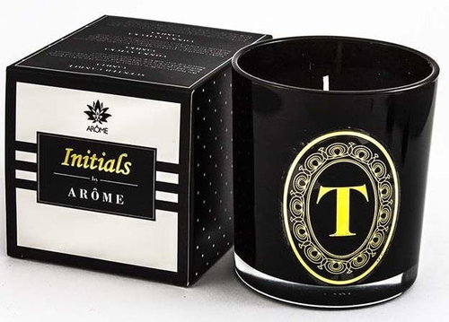 Arôme svíčka s písmenky Vanilka 200 g - T - Candle - Main image