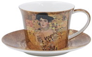 Home Elements porcelain mug 250 ml, with saucer, Klimt Adele - Mug