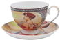 Home Elements porcelánový šálek 250 ml s podšálkem, Mucha Léto - Šálek