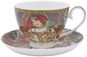 Home Elements porcelánový šálek 250 ml s podšálkem, Mucha Podzim - Šálek