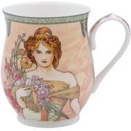 Home Elements porcelain mug 350 ml, Mucha, Spring - Mug
