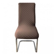 Home Elements potah na židli 38 × 38 × 45 cm tmavě hnědý - Potah na židle