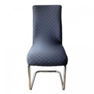 Home Elements potah na židli 38 × 38 × 45 cm tmavě šedý - Potah na židle