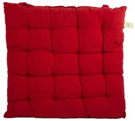 Home Elements quilted seat cushion 40 × 40 cm, red - Chair Cushion