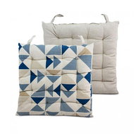 Home Elements Quilted seat cushion 40 × 40 cm, Geometric pattern - Chair Cushion