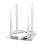 Candlestick Höfats Square Candle Silver, 4 pcs - Svícen