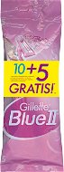 GILLETTE Blue II Women, disposable razor 10 + 5 - Razors for Women