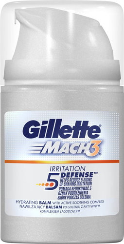 Gillette Mach3 Irritation Defense Soothing After Shave Balm 100 ml - Aftershave Balm - Main image