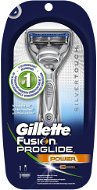 Gillette Fusion Proglide Silvertouch Power strojček +1 hlavice - Holiaci strojček
