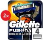 GILLETTE Fusion5 Proglide 2 × 4 pcs - Men's Shaver Replacement Heads