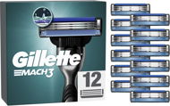 GILLETTE Mach3 12pc, spare heads - Men's Shaver Replacement Heads