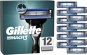 GILLETTE Mach3 12pc, spare heads - Men's Shaver Replacement Heads