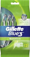 GILLETTE Blue3 9 + 3 ks - Jednorazové holiace strojčeky